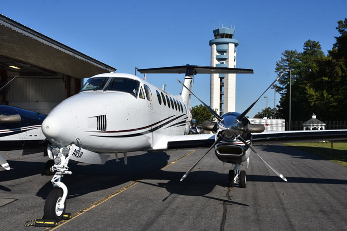 Vista invertida de King Air